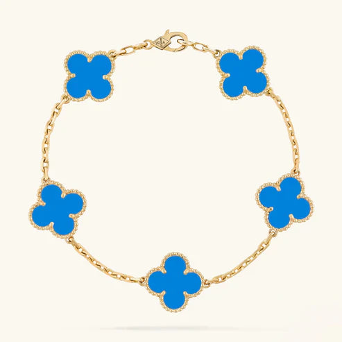 Clover Bracelet Blue