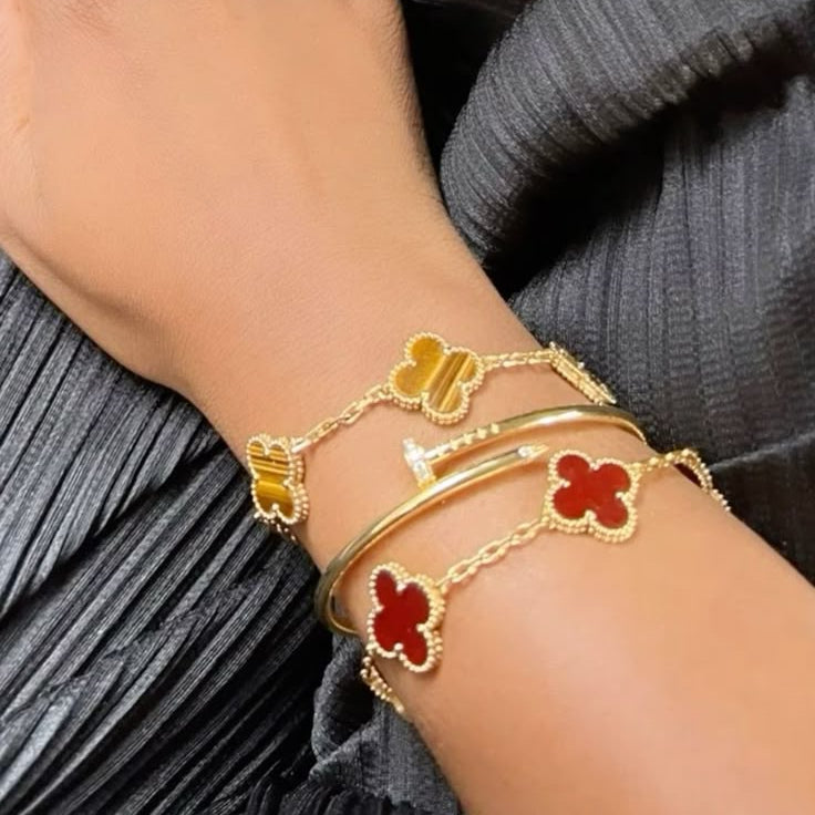 Clover Bracelet Red